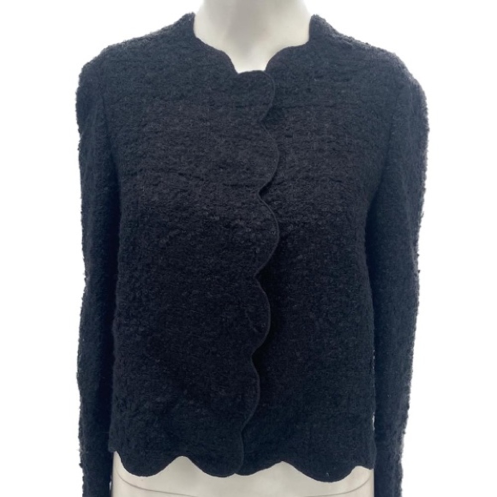 Giambattista Valli - Textured Evening Jacket - BLACK - Women’s Size 42 / Small